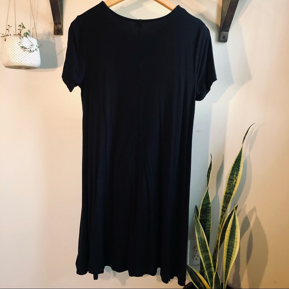 FINAL PRICE black tshirt dress - Picture 2 of 4